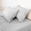 Комплект постільної білизни MirSon Natural Linen Beatrice льон двоспальний світло-сірий (2200008247775) - мініатюра 6