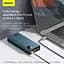 Павербанк Baseus Adaman Metal потужний для ноутбуків телефонів 20000 mAh 65W синій + кабель USB to Type-C - мініатюра 5