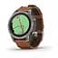 Смарт-годинник Garmin Fenix 7 Pro Sapphire Solar Titanium with Chestnut L. Band (010-02777-30) - мініатюра 5