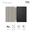 Чохол-книжка на планшет Xiaomi Pad 6S Pro, Smart Case, black, підставка для планшета 12.4 , шкіряний, мікрофібра, на магніті, ArmorStandart (ARM75102) - мініатюра 3