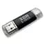 Флеш-накопитель XON FlashDrive DuoConnect 256GB (USB 2.0 + USB Type-C) Черный (FX2DX256MB 4074) - миниатюра 3