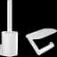 Комплект аксессуаров Hansgrohe WallStoris 2в1 Matt White 27969700, Белый матовый - миниатюра 1