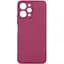 Чохол Silicone Cover з рамкою камери A Xiaomi Redmi 13 4G/Poco M6 4G Maroon - мініатюра 1