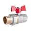 Кран кульовий "Американка" SD Plus 1" ВЗ прямий SD220NW25PN40 - мініатюра 1