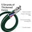 Кабель Baseus Display Fast Charging Cable USB to Type-C 66W 1m CASX020006 Green - мініатюра 3