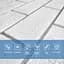Панель стеновая Sticker Wall 700х700х4мм Белый кирпич с серебром SW-00001502 - миниатюра 4