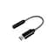 Перехідник Type-C to AUX3.5(F) DAC 0.1m black Atcom (15035) - мініатюра 1
