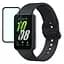 Полімерна плівка 3D (full glue) (тех.пак) для Samsung Galaxy Fit3 Чорний - мініатюра 1