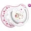 Силиконовая динамическая пустышка Lovi Night&Day Girl Lamb, 0-3 мес., 2 шт. (22/809girl_L) - миниатюра 3