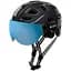 Велошолом Cairn Quartz Visor LED USB 52-58 Темно-сірий - мініатюра 1