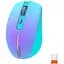 Комп'ютерна миша Mееtion BTM002 RGB 1000-1200-1600 dpi 6 кнопок USB 2.4G бездротова ігрова фіолетова - мініатюра 5