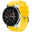 Силіконовий ремінець Watchbands Samsung Galaxy Watch 46mm Silver Samsung Gear S3 - жовтий (WB001YELLOW46) - мініатюра 1