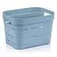 Кошик Idea Home Pyramid без кришки 5 л 24x17.5x16 см блакитний (00612 Blue) - мініатюра 1