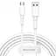Кабель Baseus Mini Cable USB to MicroUSB 2.4A 1m CALSW-A02 White - мініатюра 1