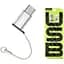 Адаптер Remax Feliz RA-USB1 мicroUSB F to Type-C M - миниатюра 1