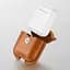 Кожаный чехол Primo Hook для наушников Apple AirPods / AirPods 2019 Light Brown - миниатюра 2