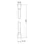 Шланг для душу Qtap Hadice PVC120B 1,20 м QTHADPVC120B - мініатюра 2