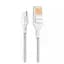 Кабель USB 2.0 AM - microUSB (5P), 1 м, білий, Proove "Double Way Weft", 2.4A (CCDW20001302) - мініатюра 1