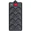 Фільтр-подовжувач мережевий REAL-EL RS-8 Protect 1.8м 8 розеток black - мініатюра 1