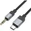 Кабель Hoco UPA32B Clever digital audio conversion cable Type-C Черный - миниатюра 1