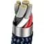 Кабель Baseus Explorer Series Auto Power-Off Fast Charging Cable Type-C to Lightning 20W 2m CATS000103 Blue - миниатюра 5