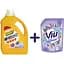 Набор: Средство для стирки Mukunghwa Bright Baking Soda Liquid Detergent 5 л + Ополаскиватель для белья Mukunghwa Viu Лаванда 2.1 л - миниатюра 1