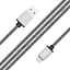 Кабель USB-A to Lightning XtremeMac Nylon Cable Silver 1.2 м (XCL-PRC-83) - мініатюра 2