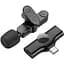 Микрофон петличный Borofone BFK12 Trophy lavalier wireless digital microphone Type-C черный - миниатюра 1