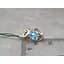 Золоті сережки ЮЗ "Багет" з топазами. 21150 - мініатюра 5