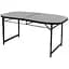 Складний стіл Bo-Camp Northgate Oval 150x80 cm Black/Grey (1404188), Сірий - мініатюра 3