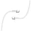 Дата кабель USB-C to USB-C 2.0m (braided cotton) (PD Fast Charging 60W) 3.0А grey ColorWay (CW-CBPDCC068-GR) - миниатюра 5