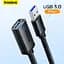 Подовжувач USB 3.0 кабель тато — мама Baseus AirJoy Series USB3.0 Extension 1.5 метра - мініатюра 2