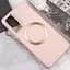 TPU чехол Bonbon Metal Style with MagSafe для Samsung Galaxy A15 4G/5G / M15 5G Розовый / Light Pink - миниатюра 3