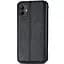 Шкіряний чохол-книжка Getman Cubic (PU) для Samsung Galaxy A07 Чорний - мініатюра 3