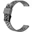 Ремінець для Samsung Galaxy Watch 5 40mm - сірий ширина кріплення 20мм силікон Watchbands double (W39-4WB26579200) - мініатюра 1