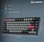 Клавіатура ігрова механічна GamePro MK-266-BK Asgard Yord Keychron Super Red Switch Bluetooth 5.2/2.4 ГГц/USB Black - мініатюра 17