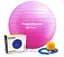 М'яч для фітнесу (фітбол) Power System PS-4012 Ø65 cm PRO Gymball Pink (4012PI-0) - мініатюра 1