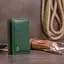 Горизонтальне портмоне зі шкіри унісекс на магніті ST Leather 19332 зелене - мініатюра 8