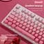 Набір кейкапів PBT Pink Gradient (130+) / рожевий OEM-комплект для ANSI / ISO клавіатур - мініатюра 3