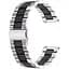 Ремінець BeWatch для Mobvoi TicWatch Pro 3/Huawei Watch GT 2 46мм/GT 2 Pro Браслет сталевий 22мм Duo Сріблясто Чорний (1025411) - мініатюра 1