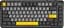 Клавіатура Ajazz AK820 MAX Magnetic Switch Black/Gray/Yellow RGB (AK820MAX-WM-BGY) - мініатюра 1
