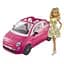 Набір з лялькою Barbie Fiat 500, рожевий (GXR57) - мініатюра 1