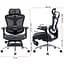 Офісне крісло Sihoo DORO C300L Mesh Black with footrest (DORO-C300L-A3-101-JT) - мініатюра 15