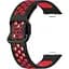 Ремінець DK CDK для Huawei Watch Fit 4 Silicone Sport Band Nike (017791) (black / red) - мініатюра 1