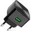 Мережевий зарядний пристрій Hoco 1USB C70A QC 3.0 3A Black - мініатюра 4
