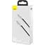 Кабель Baseus Cafule Metal Type-C to Type-C 100W (2m) black (CATJK-D01) - мініатюра 4