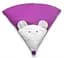 Матрац килимок для собак та котів Zoo-hunt Мишка №3 90х82 см фіолетовий (ZH4255/73246455) - мініатюра 2