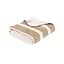 Плед Lotus Home - Infinity Stripe бежевий 200x220 - мініатюра 1