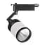 Світильник трековий поворотний LED 405/20W CW COB WH/BK Brille 32-039 - мініатюра 5