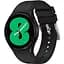 Ремінець силіконовий для смарт-годинника BeWatch Four Samsung Galaxy Watch 4/5/Pro Чорний (0133301) - мініатюра 1
